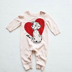 Babygap Disney Dalmatians knit jumpsuit EUC 3-6m